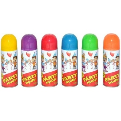 Párty nudle 250ml ve spreji 6 barev – Zboží Mobilmania