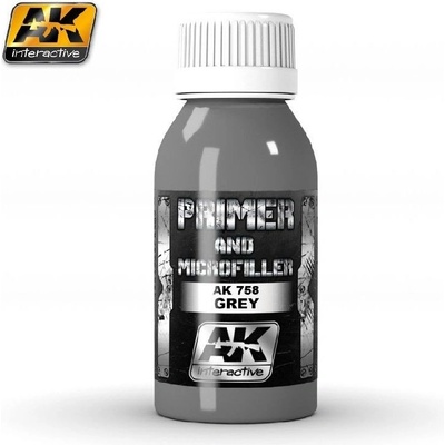 AK Interactive Grey Primer and Microfiller 100 ml