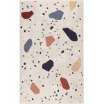Mila Home Кремав килим подходящ за пране 60x100 cm Cracked Terrazzo - Mila Home (HKG-MMN-Colorful-021-60x100)