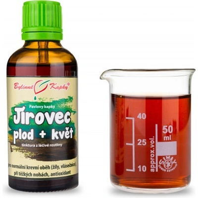 Bylinné kapky Jírovec plod + kvet bylinné kvapky tinktúra 50 ml