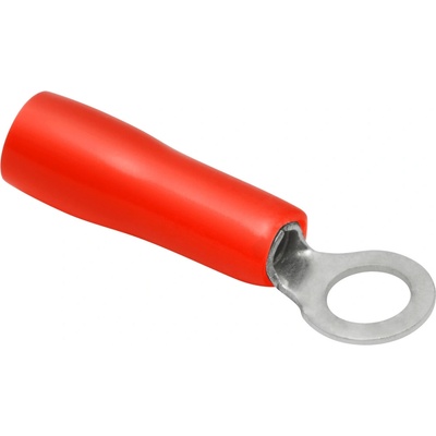 Izolované káblové oko 4/2 mm červené