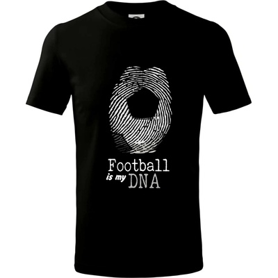 Football is my DNA tričko detské čierna