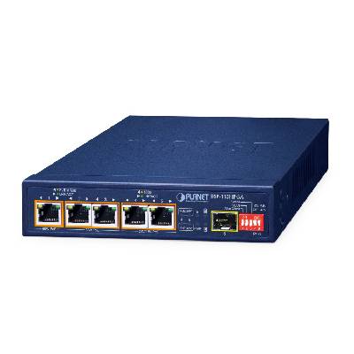 BSP-115HP-5A мрежов суич Неуправляем Gigabit Ethernet (10/100/1000) Захранване по Ethernet (PoE) Син (BSP-115HP-5A)