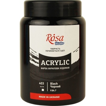 Rosa Studio АКРИЛНА боя Black (403) 400 ml 1 бр (322419403)