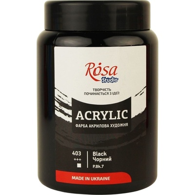 Rosa Studio АКРИЛНА боя Black (403) 400 ml 1 бр (322419403)