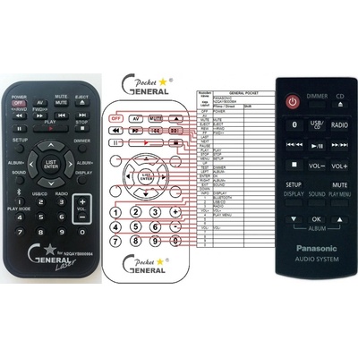 Diaľkový ovládač Panasonic N2QAYB000944