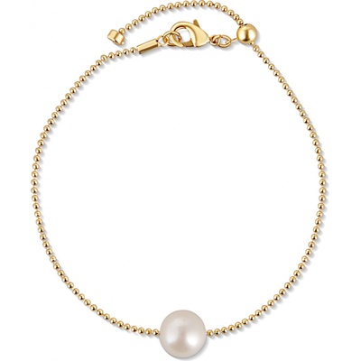 JwL Luxury Pearls jemný pozlátený náramok s pravou perlou JL0711
