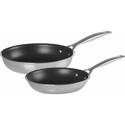 Le Creuset 96210000001000 Panvice 3-ply z nerezovej ocele 2 ks