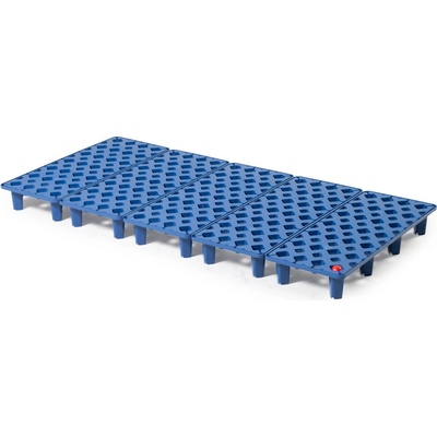 DENIOS Mrežový rošt z polyetylénu (PE) pre vane na malé nádoby s objemom 40 litrov, 1265x595x90 mm
