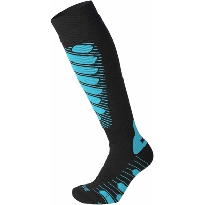 Mico Heavy Weight Superthermo Primaloft Merino Ski Kids Socks nero/turchese