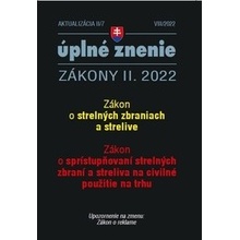 Aktualizácia II/7 / 2022 - Strelné zbrane a strelivo