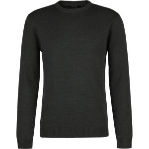 Stoic Мъжки вълнен пуловер Stoic MerinoKnit MMXX. Kniva Sweater Merino jumper - Black / Melange - размер 3XL (005-5605-0116)