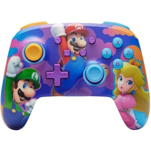 PowerA Enhanced Wireless Controller for Nintendo Switch Super Mario Color Splash Heroes (NSGP0287-01)