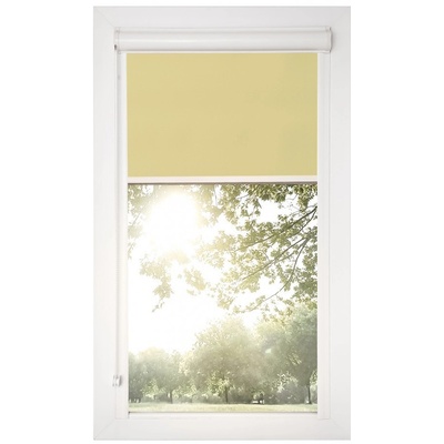 KRPOL Roleta v kazetě zatemňující PG6 Světle žlutá 61 x 215 cm