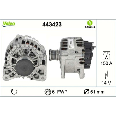 Generátor VALEO 443423