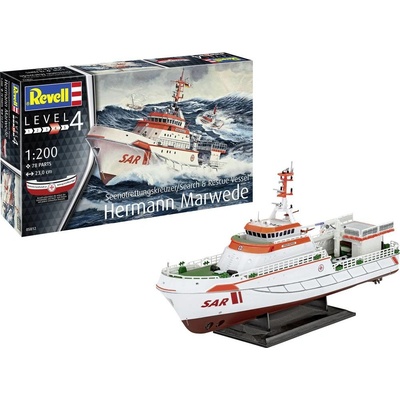Revell 05812 Seenotkreuzer Hermann Marwede model lode,stavebnica 1:200; 05812
