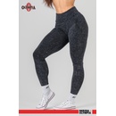 Nebbia Washed fitness legíny s vysokým pásom GYM WARRIOR 776 black