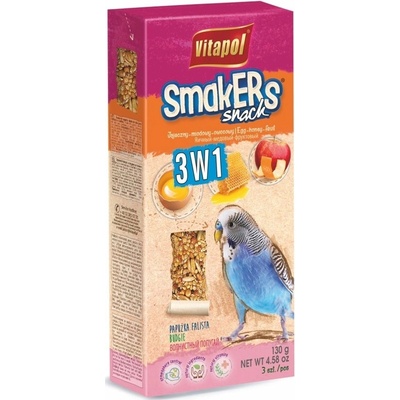 Vitapol Smakers tyčinky pro andulky ovocie med vajcia 130 g