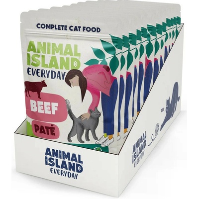 ANIMAL ISLAND Pate Beef 12x 100 g