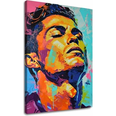 Obraz Cristiano Ronaldo - Energia víťaza | dokončené rukou umelca - 100x150 cm
