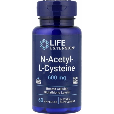 Life Extension N-Acetyl-L-Cysteine 600 mg 60 kapslí