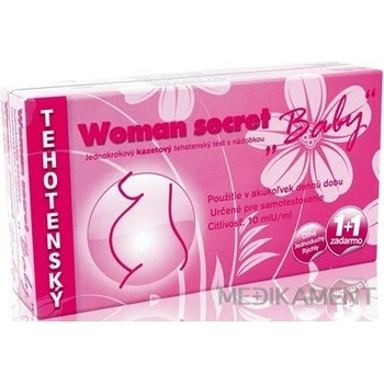 Woman Secret Baby tehotenský test tyčinkový 2 ks