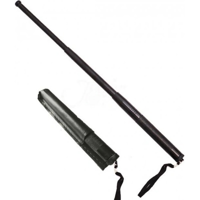 Secure Line Oceľový teleskopický obušok čierny 48 cm