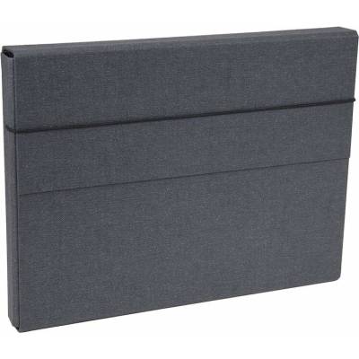 Bigso Olof Canvas Paper Laminate organizér černá