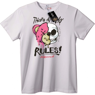 NOONEBRAND Тениска Без Правила Мечка Skull - 4XL, Black