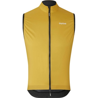 GripGrab Мъжки елек за колоездене Gripgrab PACR Windproof Lightweight Vest Cycling vest - Mustard Yellow - размер XXL (054-0294-0215)