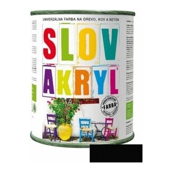 Slovakryl 0199 5kg - čierny