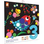 Janod My arts&crafts Мини Кръгли стикери Птичка от 3 години (J09146)