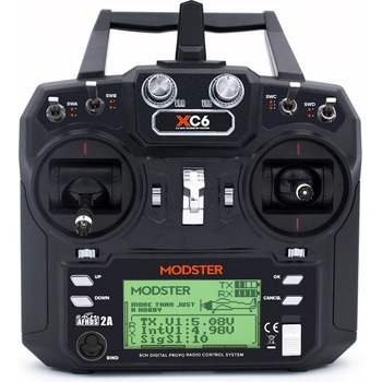 MODSTER XC6 6-kanálový páčkový vysielač s prijímačom MR6