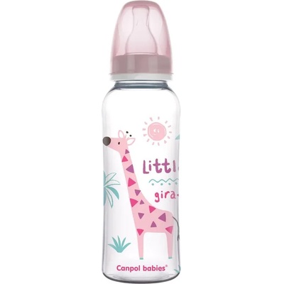 Canpol babies Шише за хранене Canpol - 250 ml, розово (59/200c)