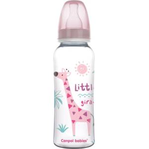 Canpol babies Шише за хранене Canpol - 250 ml, розово (59/200c) - ozone
