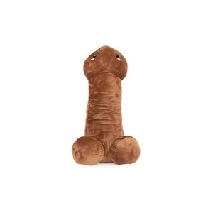 SHOTS TOYS Shots Плюшен пенис тъмен 100 см (P23686)
