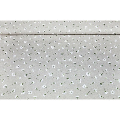 MADE IN ITALY Dekorační látka Kopretiny, š. 140 cm Vícebarevná Šířka 140 cm