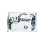 Inter Ceramic Кухненска мивка ick 5645 - алпака, едно корито с плот (ick 5645) Мивка за вграждане