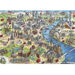 Gibsons - Puzzle London Landmarks - 1 000 piese