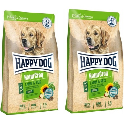 Happy Dog NaturCroq Lamb & Rice 2 x 4 kg