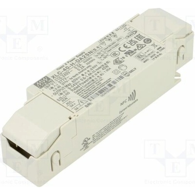 MEAN WELL XLC-40-H-DA2SN Napájecí zdroj: spínaný; LED; 40W; 9÷54VDC; 600mA÷1,4A; 100÷305VAC