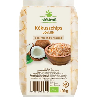 BioMenü Bio Kokosové Chipsy pražený 100 g