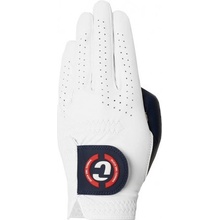 Duca Del Cosma Elite Pro Sentosa Cabretta Mens Golf Glove Ľavá Biela/Navy L