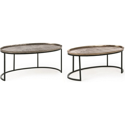 Bizzotto КОМПЛЕКТ 2 amira ОВАЛНИ КАФЕ МАСИ x26 (0746324)