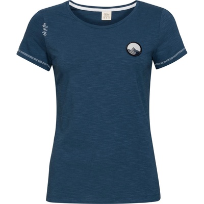 Chillaz Дамска тениска Chillaz Women's Gandia Mountain Patch T-shirt - Dark Blue - размер 40 (EU) (916-6240-0215)