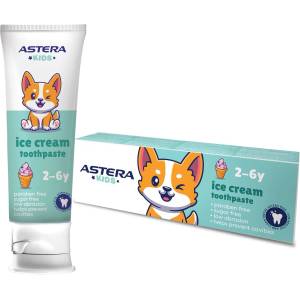 Astera Kids Паста за зъби Ice Cream, 2-6 години, 65 ml