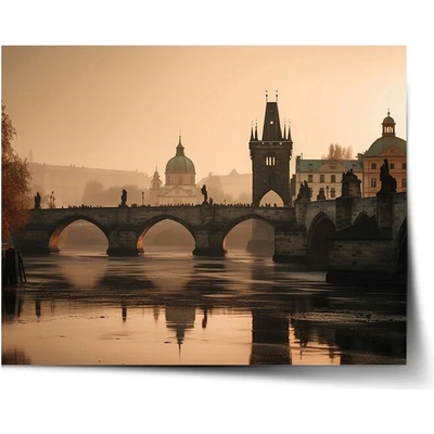 Sablio Plagát Praha Karlov most 1 - 90x60 cm
