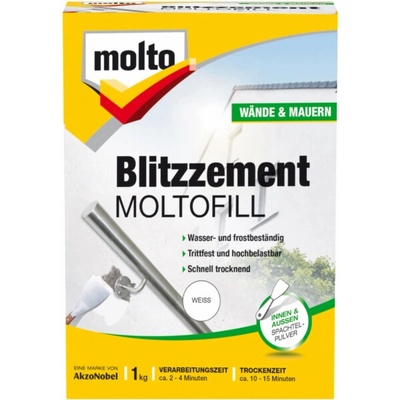 Molto Blitzzement Moltofill 1 kg bílá