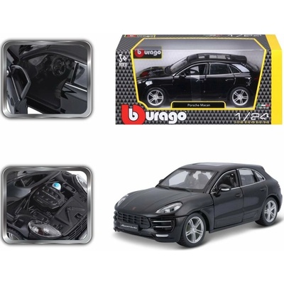 Bburago Porsche Macan čierna 1:24