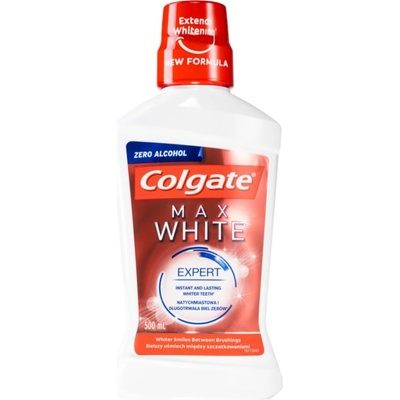 Colgate Max White Expert избелваща вода за уста без алкохол 500ml